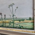 Restauriertes Gemälde plus Vergolderarbeiten am Bilderrahmen